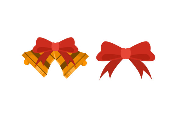 Christmas Bell and Ribbon Set