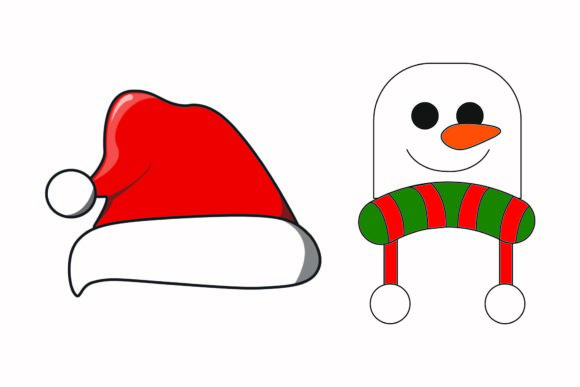 Christmas Cap Accessories Hat Vector