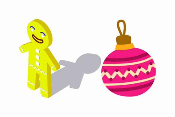 Christmas Decoration Hanging Ball Vector