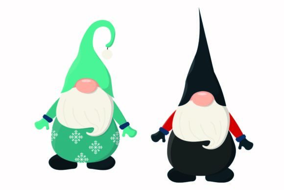 Christmas Gnome Illustration for Branding