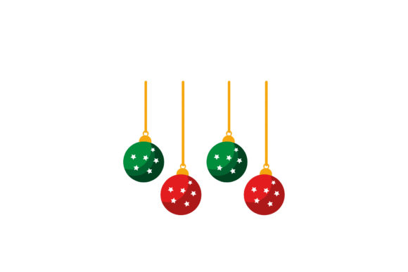Christmas Illustration Ball Asset