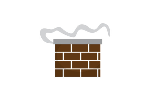 Christmas Illustration Chimney