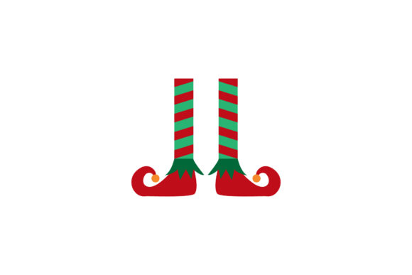 Christmas Illustration Shoes Asset