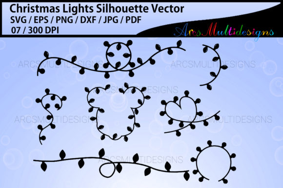 Christmas Lights New Year Lights Illustrations