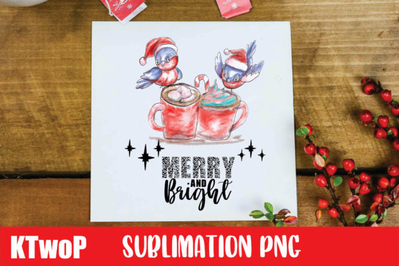 Christmas Merry and Bright Cardinal PNG