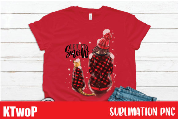Merry Christmas Sublimation, Cat and Me Illustrations