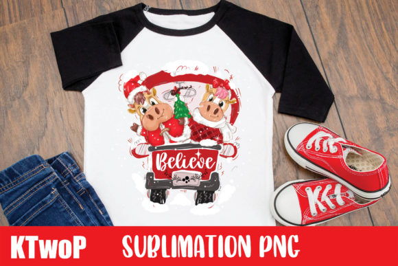 Merry Christmas Sublimation Illustrations for Crafting