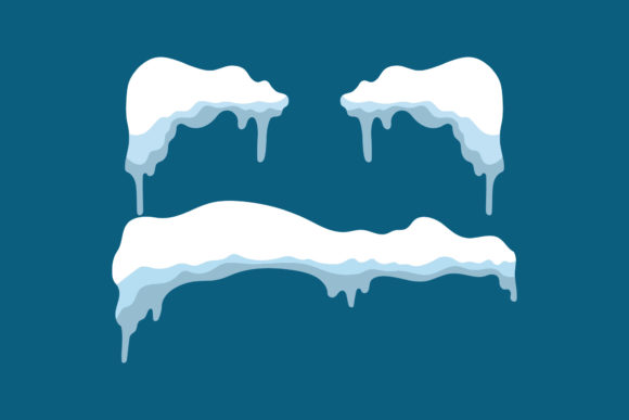 Snow Christmas Vector Asset for Illustrations